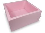 Bacino Di Asciugatura 90X90X40Cm Rosa Cipria Senza Palline