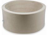 Piscina Asciutta 90X40Cm Velvet Soft Beige Senza Palline