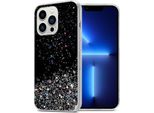Cadorabo Custodia Per Apple Iphone 13 Pro Max Custodia Protettiva In Nero Custodia Per Cellulare Custodia In Tpu Custodia Glitter Cover Glitter