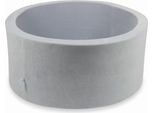 Bacinella 90X40Cm Velvet Soft Grigio Chiaro Senza Palline