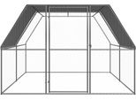 Vidaxl Gabbia Per Polli Da Esterno 3X4X2 M Acciaio Zincato