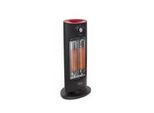 Argoclima 191070203 Riscaldatore Elettrico Per Interni Nero, Rosso 800 W Riscaldatore Elettrico Al Quarzo Per Ambienti