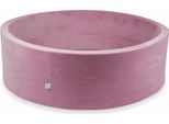 Piscina Asciutta 130X40Cm Velvet Soft Pink Senza Palline