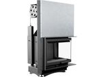 Inserto Per Caminetto In Ghisa Kratki Maja Destro 8 Kw Ø 150 Con Porta Scorrevole