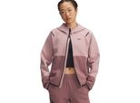 Under Armour Unstoppable Fleece Fz - Rosa Tormalina, GrößE:Xs