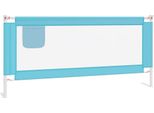 Vidaxl Protezione Letto Bambino Blu 200X25 Cm Tessuto