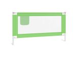Vidaxl Protezione Letto Per Bambini Verde 160X25 Cm Tessuto
