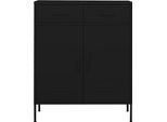 Syfax™ Armadietto Nero 80X35X101,5 Cm In Acciaio