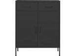 Vidaxl Armadio Portaoggetti Antracite 80X35X101,5 Cm Acciaio