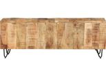 Vidaxl Mobile Tv 110X30X40 Cm In Legno Massiccio Di Mango
