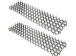 Confezione Da 10 Griglie Di Spine Da 50 Cm Come Difesa Dalla Martora, Protezione Dai Gatti - Barriera Per Animali - Protezione Anti-Scavalcamento Per Balconi O Recinzioni - Regolabile Individualmente