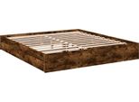 Syfax™ Giroletto Con Cassetti Rovere Fumo 200X200 Cm Legno Multistrato