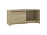 Mobile Tv In Rovere Sonoma 90X35X40 Cm Materiale A Base Di Legno