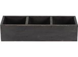 Scatola In Legno Clayre & Eef 33X12X7 Cm Legno Nero