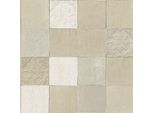 Carta Da Parati In Lana Profhome 374064-GU Leggermente Goffrata Grigio Crema Lucido 5,33 M2