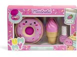 Martinelia | Set Trucco Donut - 100 G - Profumo Di Vaniglia - 8X1 G Ombretto - Set Cosmetici Per Bambini