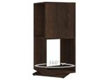Syfax™ Armadietto Girevole Rovere Fumo 34,5X34,5X75,5 Cm Truciolato