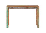 Vidaxl Tavolo Consolle 110X35X76 Cm In Legno Massiccio Antico