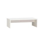 Vidaxl Supporto Per Monitor Bianco 50X27X15 Cm In Legno Di Pino Massiccio