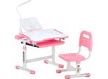 Scrivania Per Bambini Scrivania Per Bambini Lampada Da Tavolo Altezza Regolabile Rosa