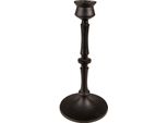 Portacandele Clayre & Eef 23 Cm Alluminio Nero