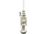 Clayre & Eef Schiaccianoci Pendente Natalizio 11 Cm Plastica Beige