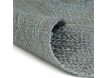 Vidaxl Tappeto Fatto A Mano In Iuta Rotondo 240 Cm Verde Oliva