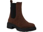 Van Hill Donna Stivali Da Donna Leggermente Foderati Scarpe Stivaletti 839706, Colore: Marrone Velours, Taglia: 41