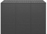 Vidaxl Cuscino Da Giardino Pe Rattan 145X100X103 Cm Nero