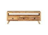 Syfax™ Mobile Porta Tv 110X30X40 Cm In Legno Massello Di Mango