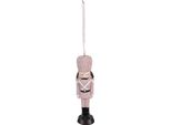 Clayre & Eef Schiaccianoci Pendente Di Natale 13 Cm In Poliresina Rosa