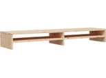 Supporto Per Monitor 100X24X13 Cm In Legno Di Pino Massiccio