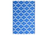Vidaxl Tappeto Per Esterni Arakil Blue 190X290 Cm Pp