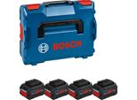 Bosch 4X Procore18V 5,5 Ah Professional Set 18 V 4X Batteria 5,5 Ah Li-Ion + L-Boxx ( 1600A02A2U )