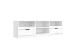 Mobile Tv Bianco 150X33,5X45 Cm Materiale In Legno