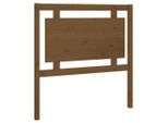 Vidaxl Testiera Marrone Miele 95,5X4X100 Cm In Legno Di Pino Massiccio