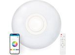 Plafoniera Led Ksix Rainbow 30W Rgb Con Telecomando Ø40 Cm