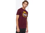 T-Shirt Uomo Regular Fit Double Pack Ecclaw Black/Oxblood 5XL Lonsdale