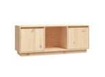 Mobile Tv 110,5X35X44 Cm In Legno Di Pino Massiccio