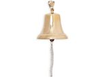 Campana Da Nave In Ottone Da 18 Cm Con Supporto A Parete