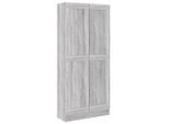 Mobile Da Bagno Grigio Sonoma 82,5X30,5X185,5 Cm Materiale A Base Di Legno