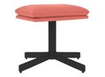Sgabello Rosa 60X60X36 Cm In Velluto