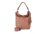 Fritzi Aus PreußEn Borsa A Tracolla Vintage Fritzi51 Hobo Bag Vintage Rosa Antico