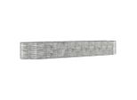 Vidaxl Letto Rialzato In Acciaio Verniciato A Polvere 507X100X68 Cm Argento
