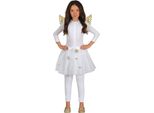 Fiestas Guirca - Costume Da Angelo Per Bambini FG1564 (Taglia Unica) (Bianco/Dorato)
