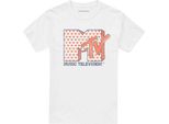 Mtv - T-Shirt Uomo/Donna Unisex TV28405 (M) (Bianco)