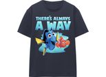 Alla Ricerca Di Nemo - Maglietta Da Donna "C'è Sempre Un Modo"" TV25738 (Xl) (Blu Navy)"