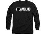 Sesame Street - Maglietta "Team Elmo"" Per Uomo/Donna Unisex, Manica Lunga TV28224 (Xl) (Nero)"