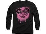Sesame Street - T-Shirt Unisex Uomo/Donna, Manica Lunga TV28344 (Xl) (Nero)
