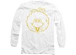 Sesame Street - T-Shirt Unisex Uomo/Donna, Manica Lunga TV28345 (Xl) (Bianco)